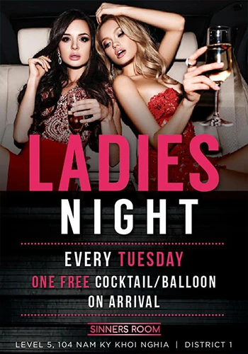 Ladies night | Sinners room
